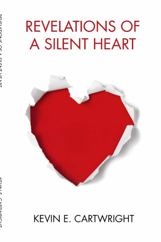 A warm, romantic cover design for Revelations of a Silent Heart, featuring rich burgundy, gold, and cream tones. The title is presented prominently, creating the feeling of a private journal filled with love, reflection, and deeply held emotion.